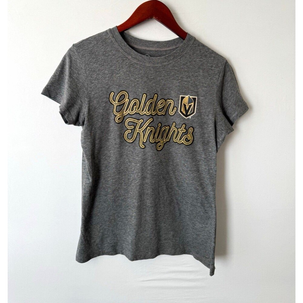Vegas Golden Knights NHL Officially Licensed Gray T-Shirt Hockey Tee Size L